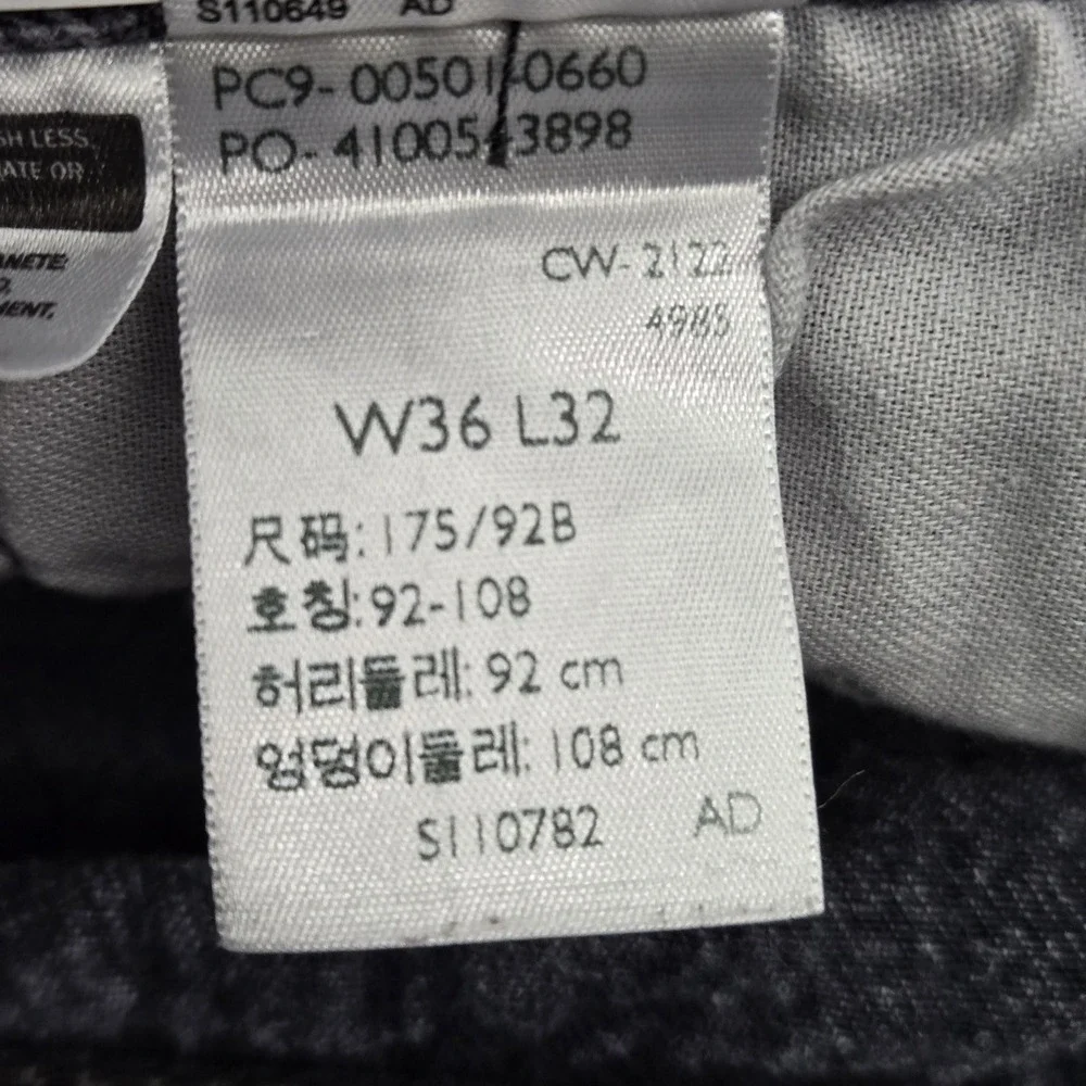 Levi's 501 Men Jeans 36X32 Black Denim Original Fit Straight Leg 29